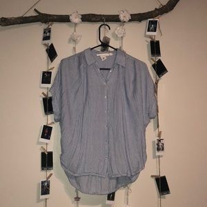 Button-Up Striped blouse